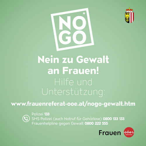 Flyer Nein zu Gewalt an Frauen